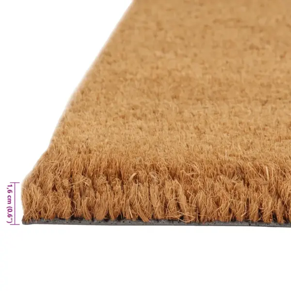 Naturaalsetest kookoskiududest uksematid PVC-alusega, 2 tk, naturaalne, 40 x 60 cm – 6