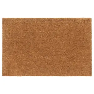 Kookoskiududest uksematt PVC põhjaga, naturaalne, 65 x 100 cm