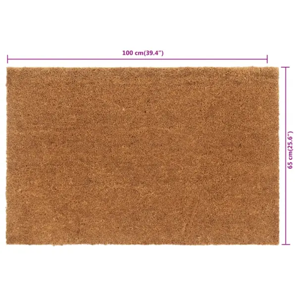 Kookoskiududest uksematt PVC põhjaga, naturaalne, 65 x 100 cm – 5