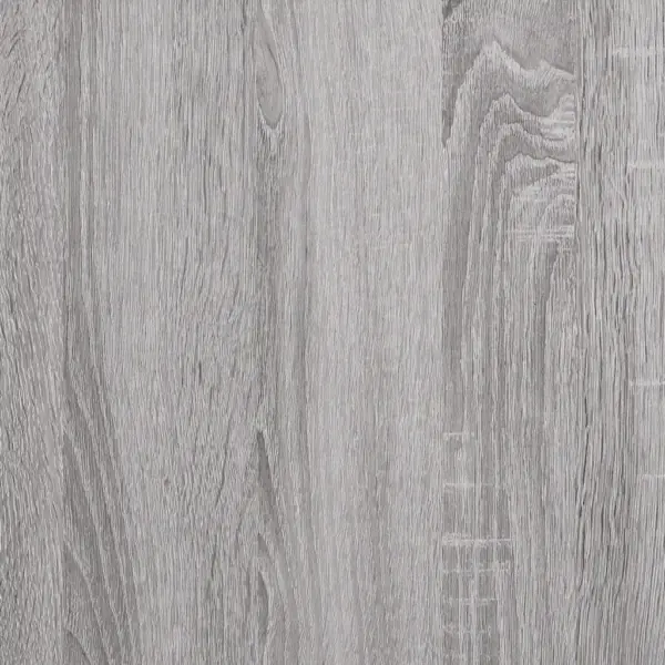 Kõrge hoiukapp halli Sonoma tamme viimistlusega, tehispuit, metalljalgadel, 69,5 x 34 x 180 cm – 13