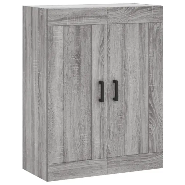 Kõrge kapp rauast jalgadel, hall Sonoma tamm, tehispuit, 69,5 x 34 x 180 cm - 5