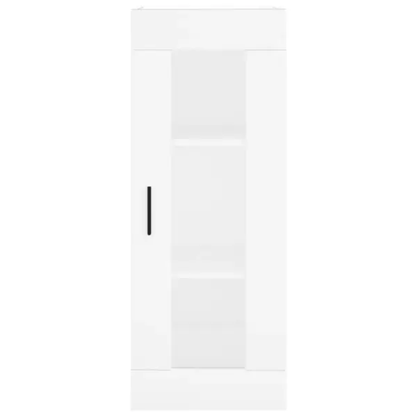 Kõrge kapp klaasuksiga, valge tehispuit, 34,5 x 34 x 180 cm – 6