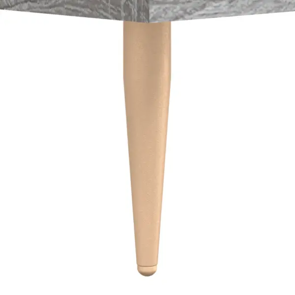 Kõrge kapp avatud riiulite ja sahtlitega, hall Sonoma tamm, tehispuit, 69,5 x 34 x 180 cm – 11