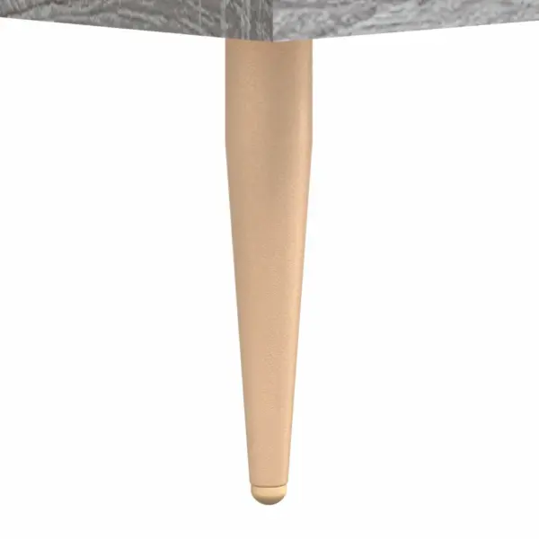 Kõrge vitriinkapp klaasustega, hall Sonoma tamm, 2-osaline, tehispuit, 69,5 x 34 x 180 cm - 10