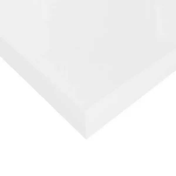 Kõrgläikega valge seinariiul nähtamatu kinnitusega, MDF, 60 x 23,5 x 3,8 cm – 11