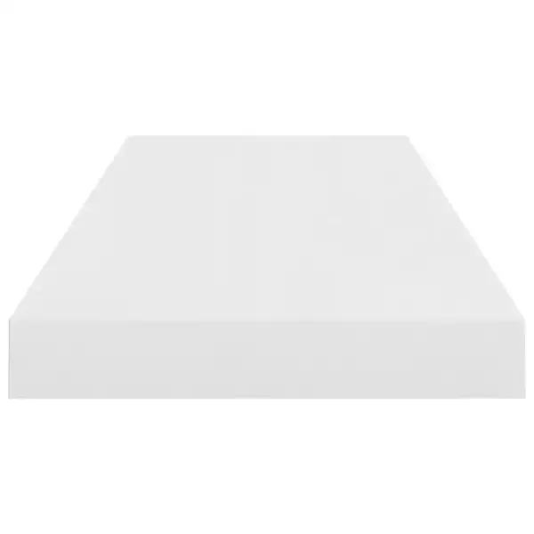 Kõrgläikega valge seinariiul nähtamatu kinnitusega, MDF, 60 x 23,5 x 3,8 cm – 7