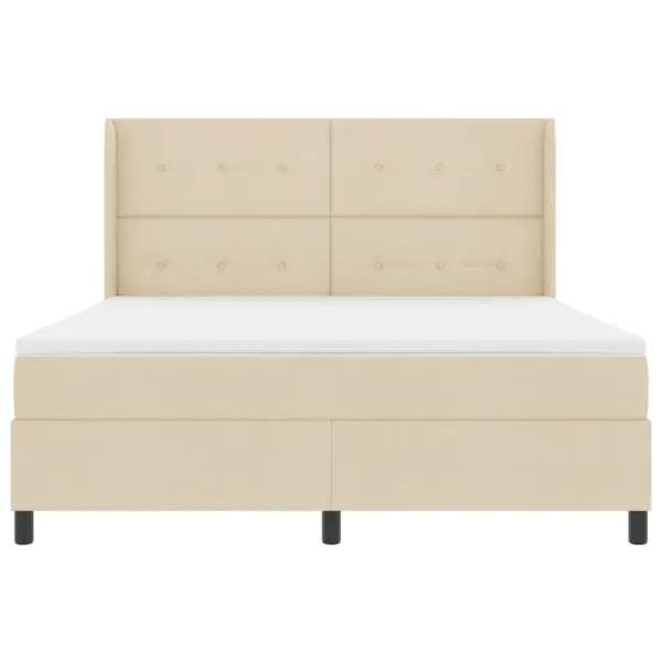 Kreemikas kontinentaalvoodi vahtmadratsi ja peatsiga, 180 x 200 cm, kangas – 7