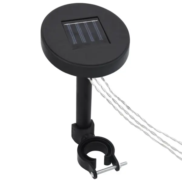 Kreemjas aiapaviljon LED-nöörvalgustitega, 400 x 300 cm, alumiinium- ja terasraam – 7