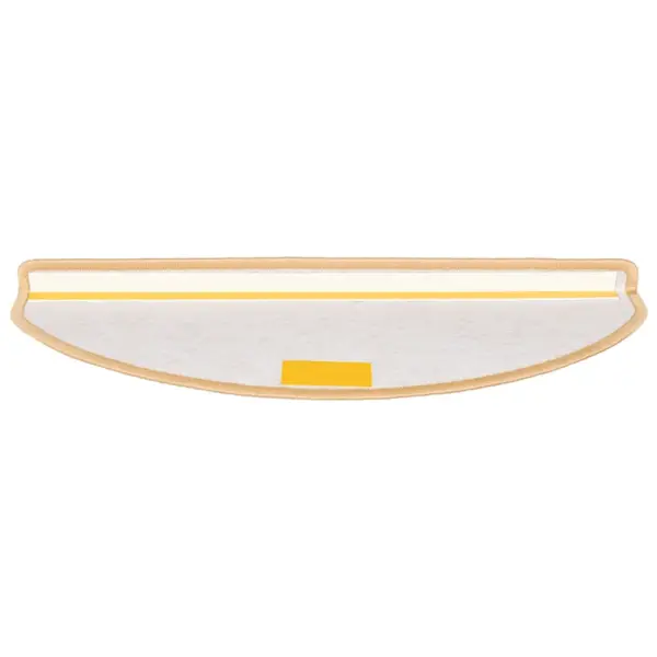 Kreemjasvalged poolringikujulised trepimatid kahepoolse teibiga, 15 tk, 65 x 21 x 4 cm – 5