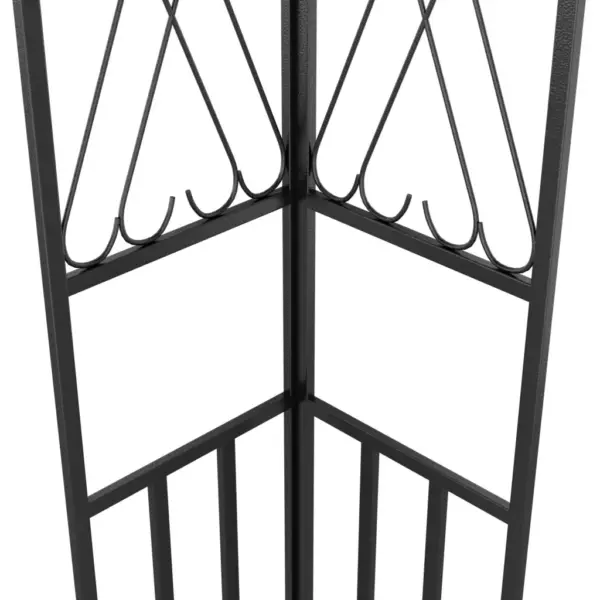 Kreemjas varjualune LED-nöörvalgustitega, 3 x 3 m, polüester ja teras – 6