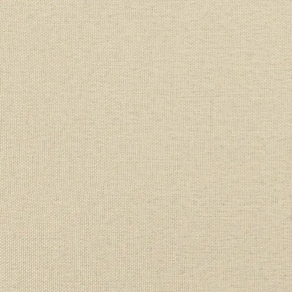 Kreemjas kangast voodiraam Hanko peatsipadja ja liistudega, 200 x 200 cm, ilma madratsita - 12
