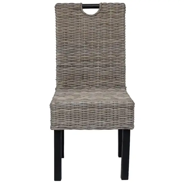 Kubu rotangist ja mangopuidust söögitoolid, 6 tk, looduslik, 46 x 57 x 96 cm – 3