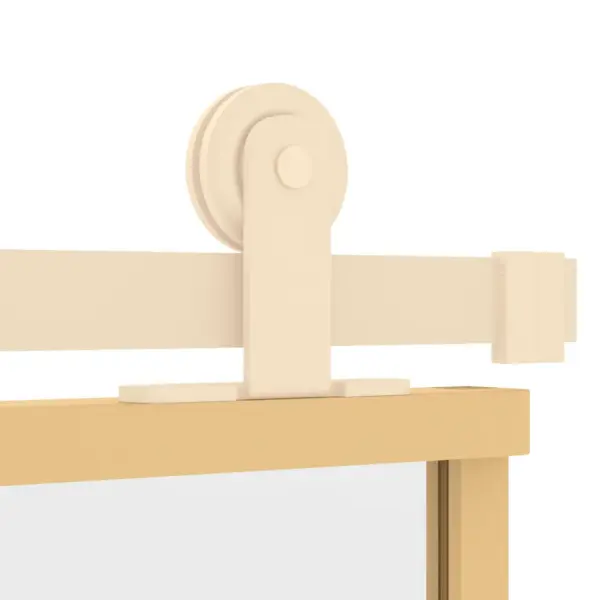 Kuldne liuguks läbipaistva ESG-klaasi ja alumiiniumraamiga, 90 x 205 cm – 7