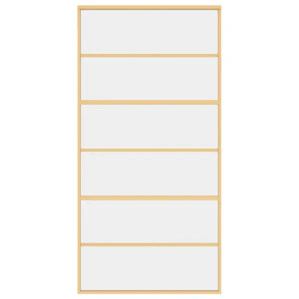 Kuldne liuguks läbipaistva ESG-klaasiga, alumiiniumraam, 102,5 x 205 cm – 4