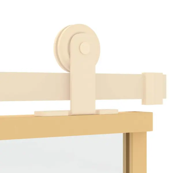 Kuldne liuguks läbipaistva ESG-klaasiga, alumiiniumraam, 102,5 x 205 cm – 7