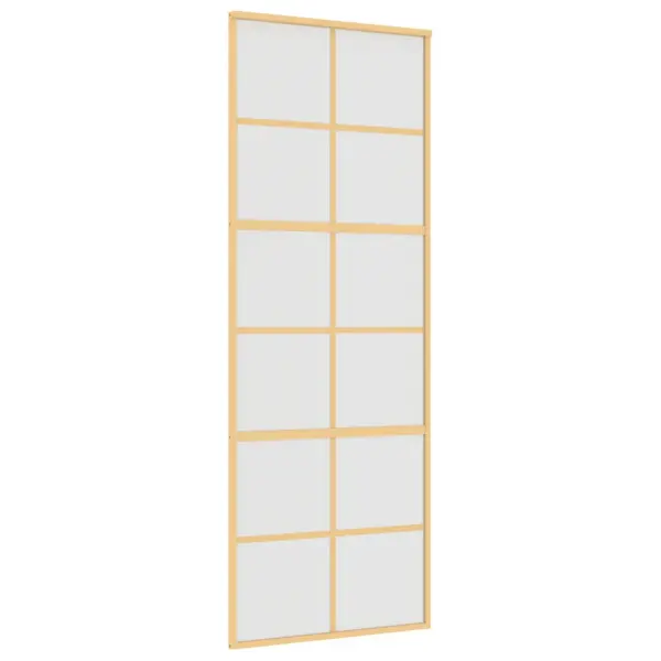 Kuldne liuguks mati ESG-klaasi ja alumiiniumraamiga, 76 x 205 cm – 2