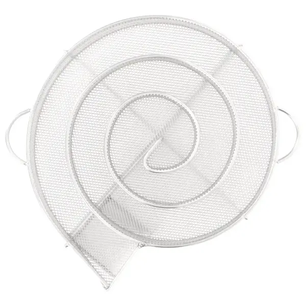 Ümmargune külmsuitsugeneraator käepidemetega, roostevaba teras 304, 19,5 cm – 4