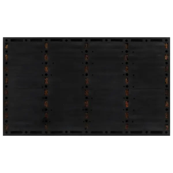 Libisemiskindel uksematt kummist ja kookoskiududest, 45 x 75 cm, must-pruun – 3