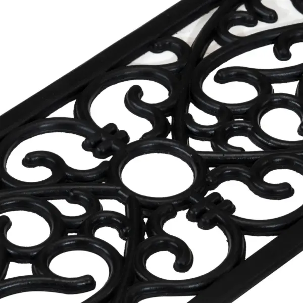 Libisemisvastased kummist trepiastme matid, must, 10 tk, 25 x 75 cm – 8