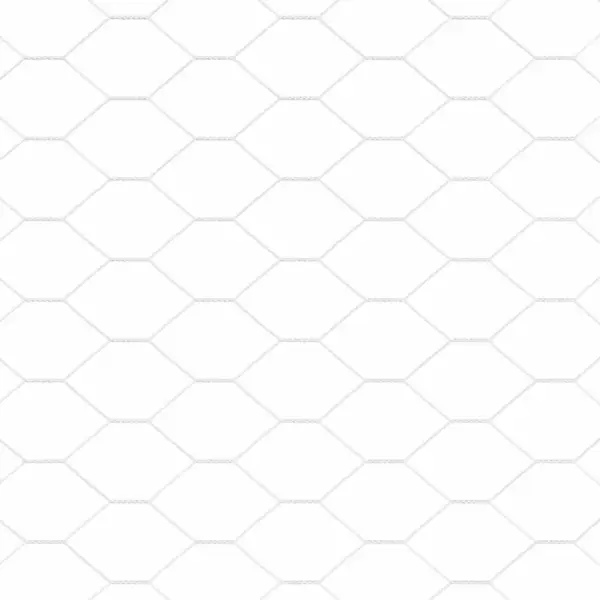 Kuusnurkse silmaga võrkaia rull, hõbedane tsingitud teras, 1,6 x 50 m – 7