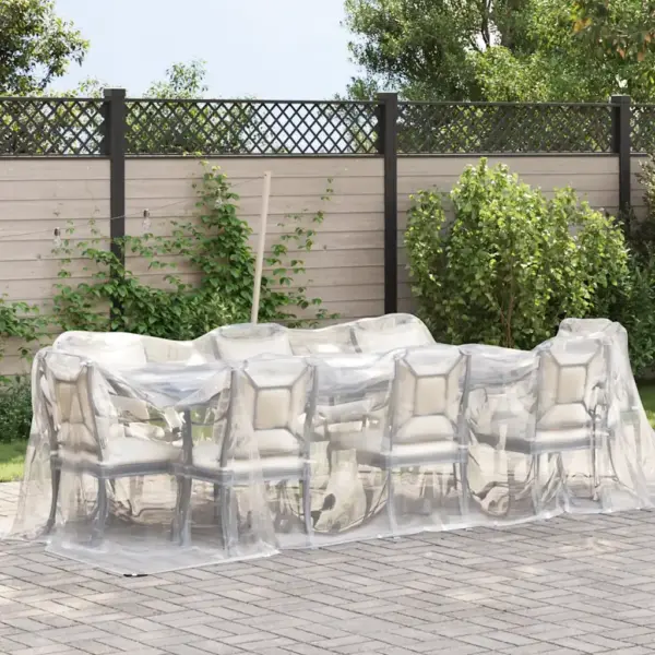 Läbipaistev presendikate aasadega, PE, 2 x 5 m, 140 g/m² – 2