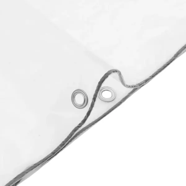 Läbipaistev presendikate aasadega, PE, 2 x 5 m, 140 g/m² – 8