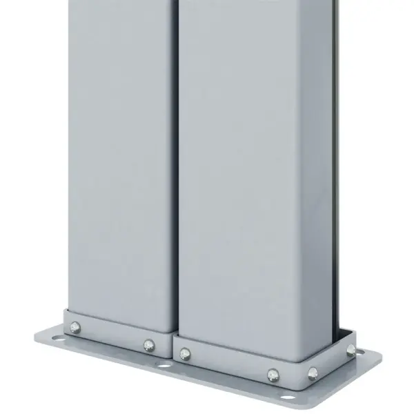 Lahtitõmmatav kahepoolne külgmarkiis terrassile, pruun, 220 x 1000 cm – 6