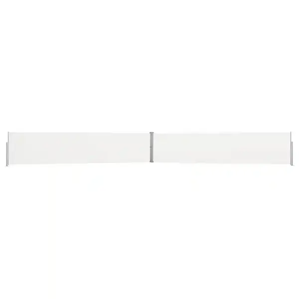 Lahtitõmmatav terrassi privaatsussein, 140 x kuni 1200 cm, kreemjas/hall – 3