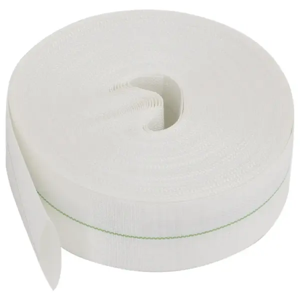 Lame veevoolik 2″ (51 mm) 100 m, valge, PE/polüester, 8 baari, koos klambritega – 2