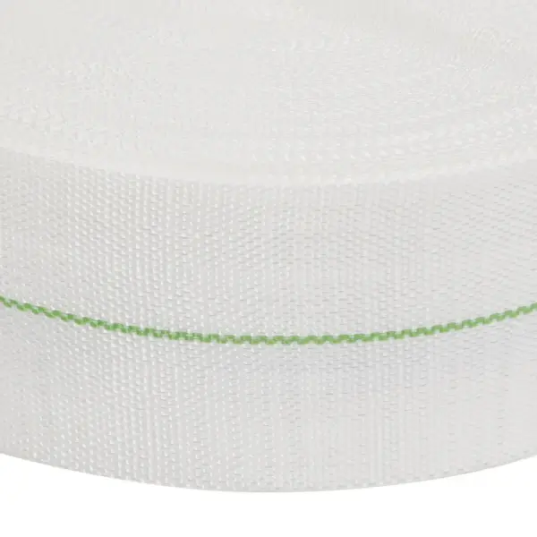 Lame veevoolik 2″ (51 mm) 100 m, valge, PE/polüester, 8 baari, koos klambritega – 6