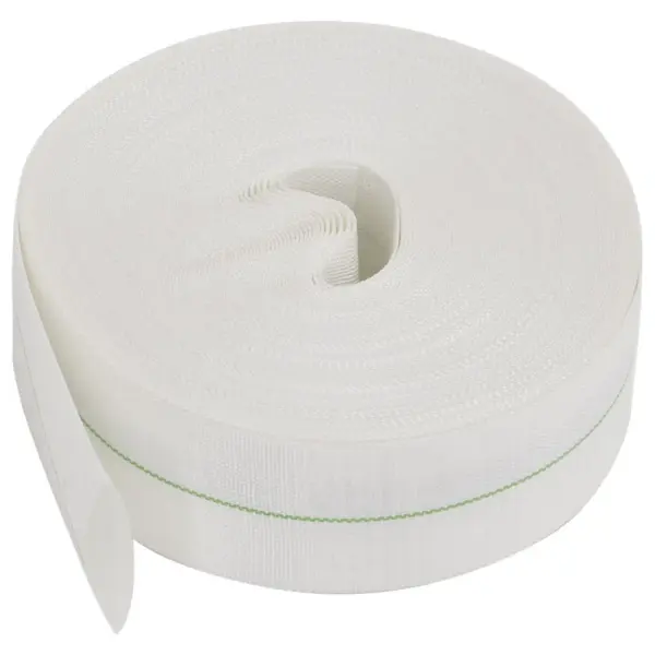 PE-polüester lame veevoolik voolikuklambritega, 25 m, 2″ (51 mm), valge – 2