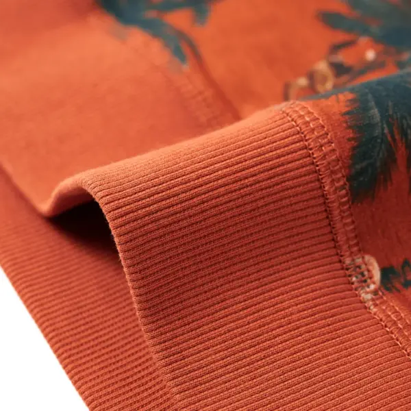 Laste dressipluus gorilla ja palmimustriga, hele rooste, 140 (9–10 a) – 6