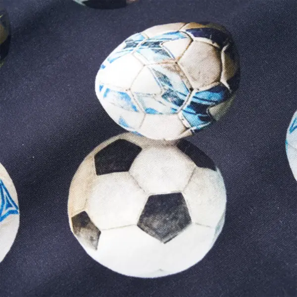 Laste dressipluus jalgpallitrükiga, tumesinine, suurus 128 – 4