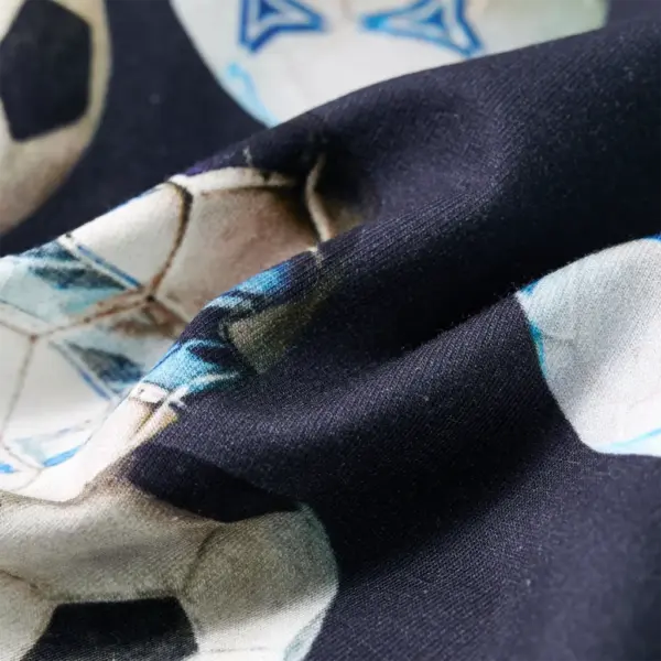 Laste dressipluus jalgpallitrükiga, tumesinine, suurus 128 – 7