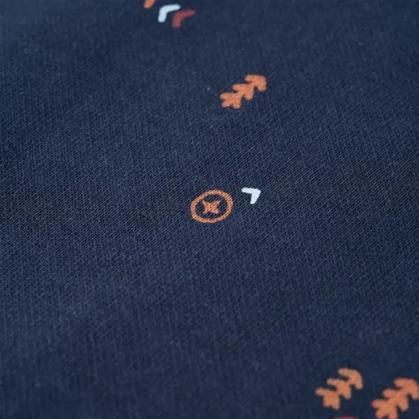 Laste dressipluus karu ja käpajälje trükiga, tumesinine, suurus 104 – 4