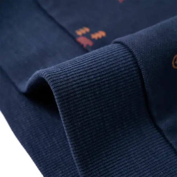 Laste dressipluus karu ja käpajälje trükiga, tumesinine, suurus 104 – 6