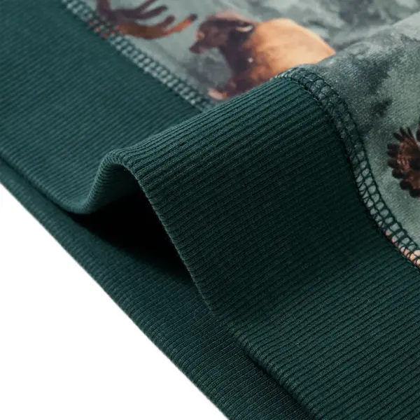 Laste dressipluus metsatrükiga, tumeroheline, suurus 140 (9–10 a) – 6