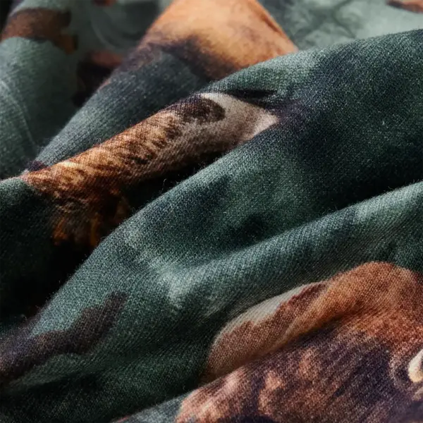 Laste dressipluus metsatrükiga, tumeroheline, suurus 140 (9–10 a) – 7