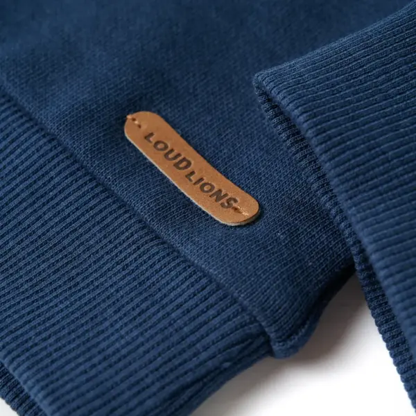 Laste dressipluus mootorratta kujundusega, indigosinine, 100% puuvill, suurus 116 (5–6 a) – 5