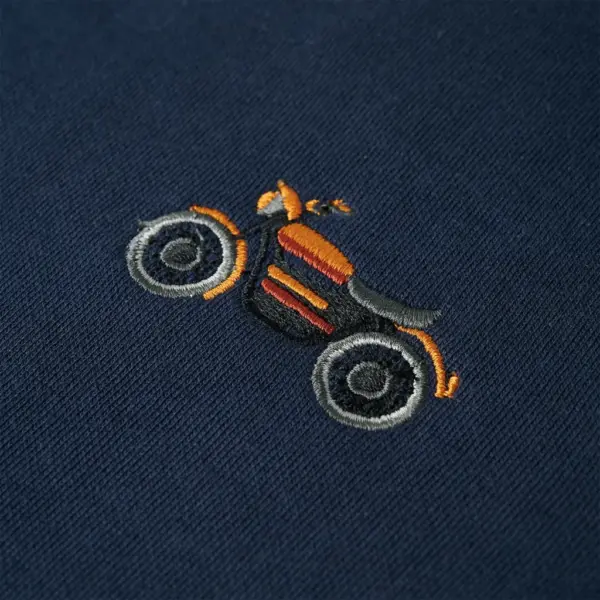 Laste dressipluus mootorrattaga, tumesinine, suurus 92 – 4