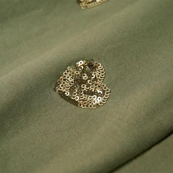 Laste dressipluus südamekujundusega, khaki, suurus 92 – 4