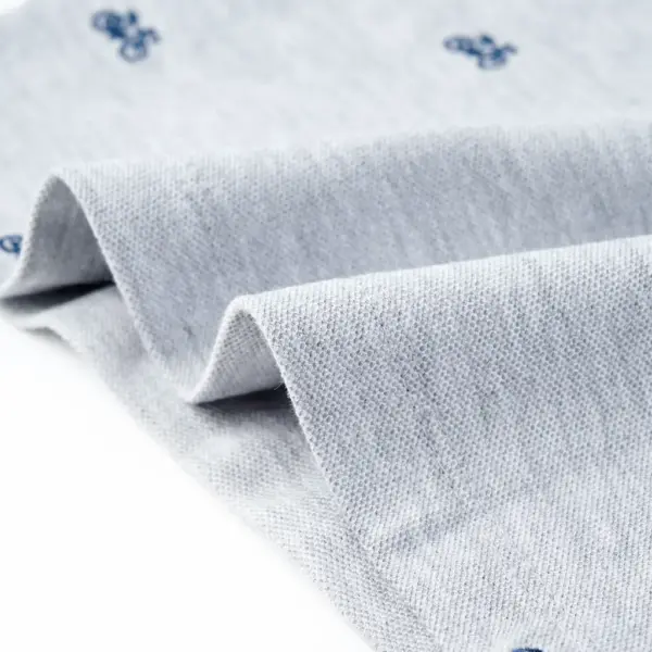 Laste polosärk jalgrattamustriga, hallisegu, suurus 104 – 6