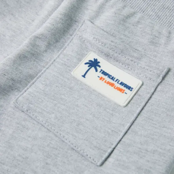 Laste hallid lühikesed püksid pingutusnööriga, suurus 128 (7–8 a) – 7