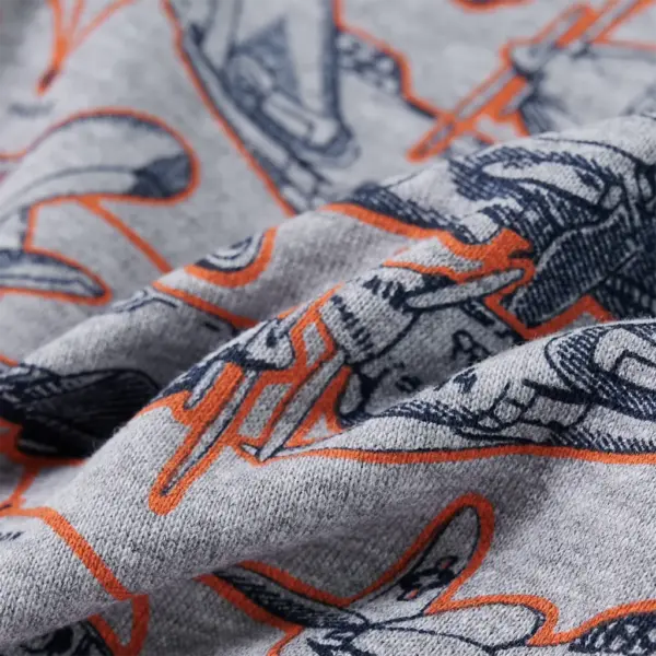 Laste dressipluus lennukite trükiga, hallisegu, suurus 128 – 7