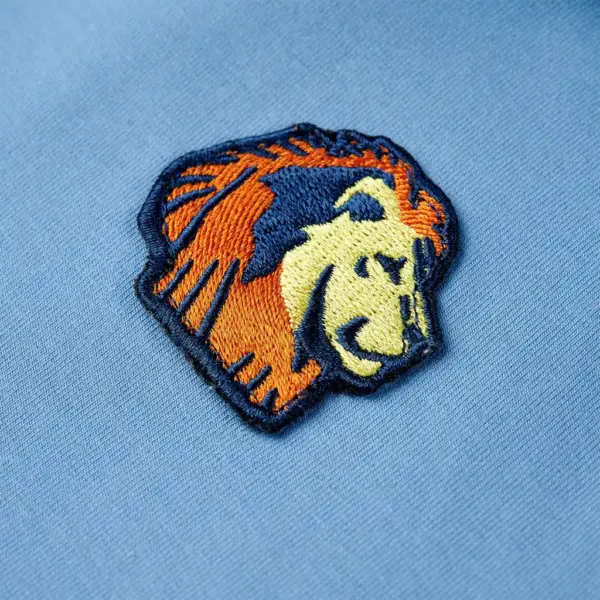 Laste kapuutsiga dressipluus, sinine ja pehme kollane, 92 – 4