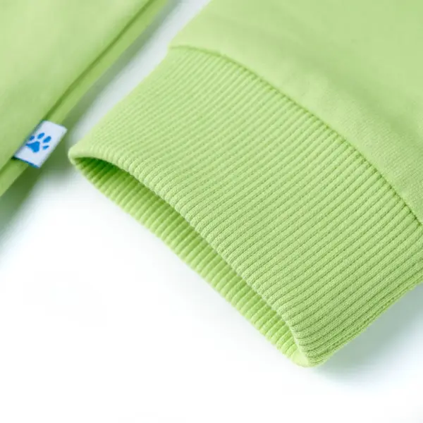 Laste kapuutsiga dressipluus, sinine ja pehme kollane, 92 – 6