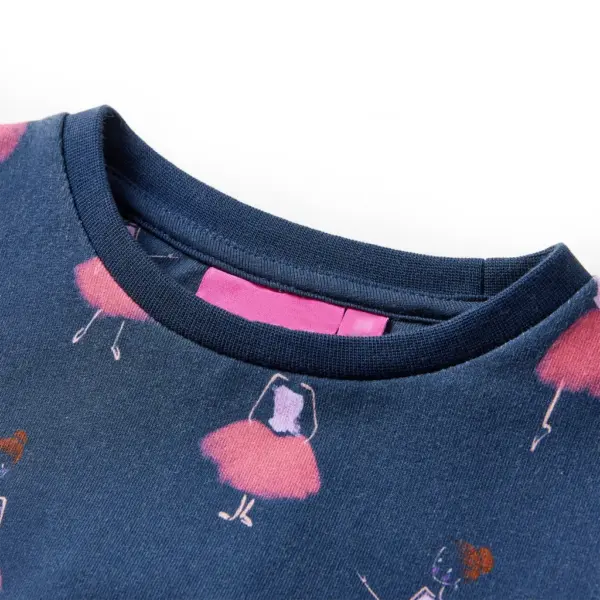 Laste kleit baleriiniprindiga, tumesinine, suurus 116 – 3