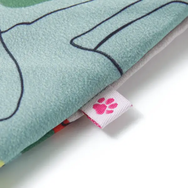 Laste kleit loomatrükiga, roheline, pingutusnööriga vöökohal, suurus 140 – 5