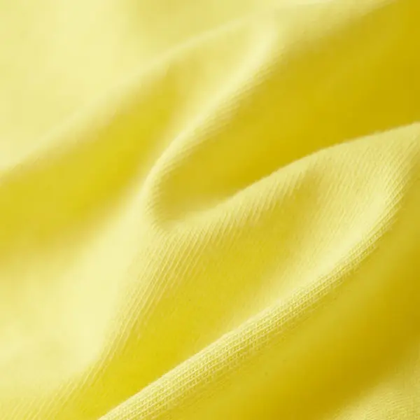 Laste T-särk kaelkirjaku trükiga, kollane, 100% puuvill, suurus 128 – 7