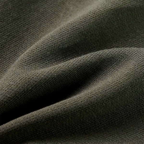 Laste lühikesed püksid pingutusnööriga, tume khaki, 100% puuvill, 116 – 7